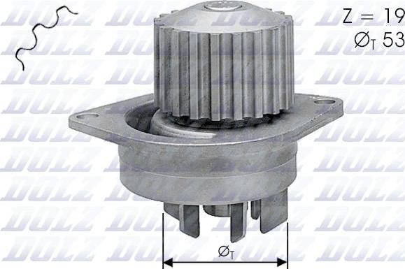 DOLZ C113 - Water Pump www.parts5.com