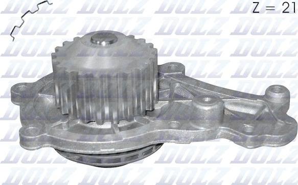 DOLZ C122 - Водяной насос www.parts5.com