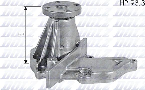 DOLZ F133 - Water Pump www.parts5.com