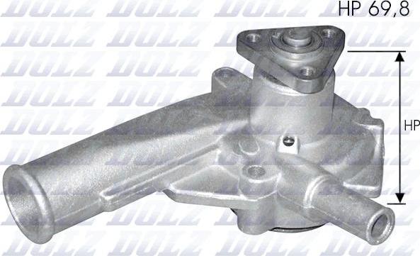 DOLZ F137 - Water Pump www.parts5.com