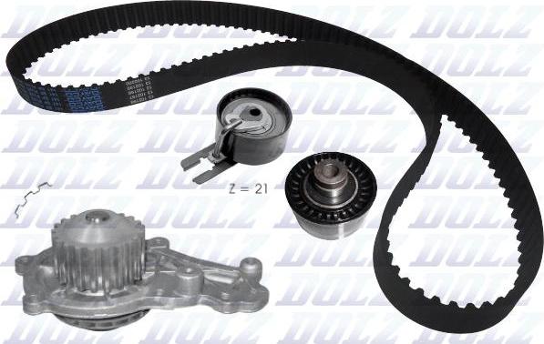 DOLZ KD015 - Water Pump & Timing Belt Set www.parts5.com