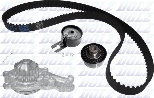 DOLZ KD016 - Water Pump & Timing Belt Set www.parts5.com