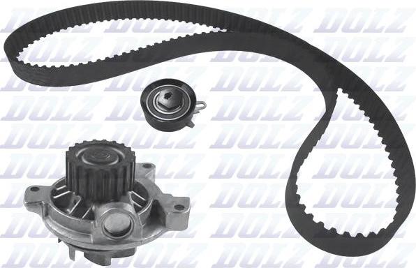 DOLZ KD087 - Water Pump & Timing Belt Set parts5.com