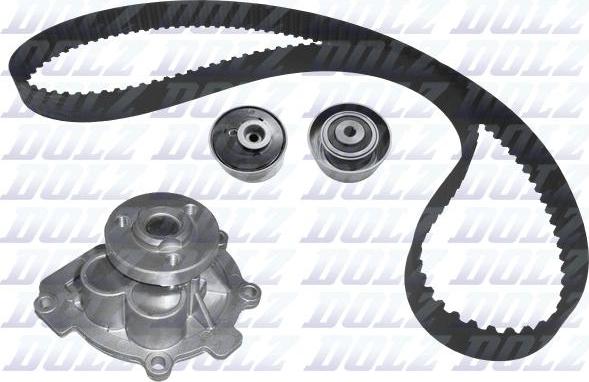 DOLZ KD162 - Set pompa apa + curea dintata www.parts5.com