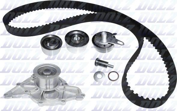 DOLZ KD107 - Pumpa za vodu + komplet zupčastog kaiša www.parts5.com