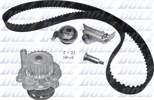 DOLZ KD110 - Water Pump & Timing Belt Set www.parts5.com