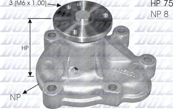 DOLZ O144 - Pompa apa www.parts5.com