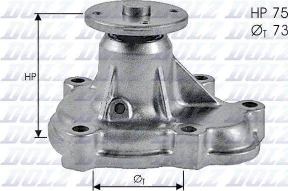 DOLZ O143 - Vodna crpalka www.parts5.com