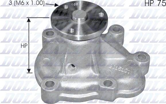 DOLZ O142 - Pompa apa www.parts5.com