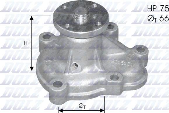 DOLZ O133 - Water Pump www.parts5.com