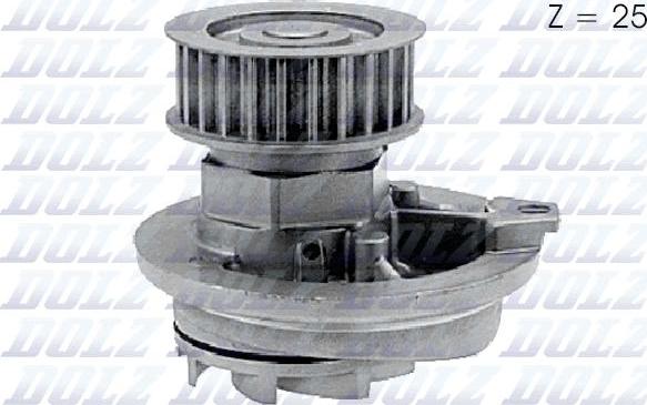 DOLZ O137 - Водяной насос www.parts5.com