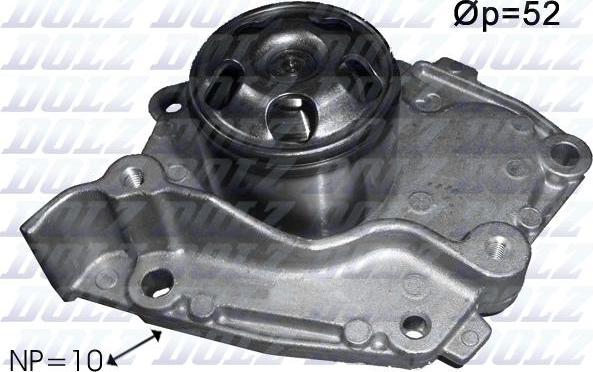 DOLZ R234 - Водяной насос www.parts5.com