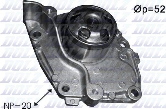 DOLZ R232 - Vesipumppu www.parts5.com