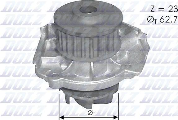 DOLZ S319 - Water Pump parts5.com