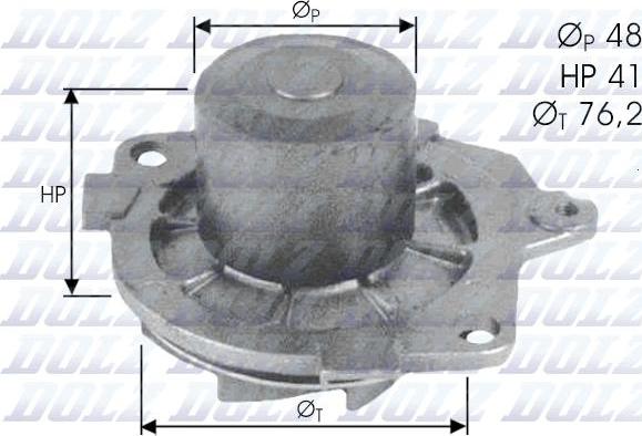 DOLZ S314 - Water Pump www.parts5.com