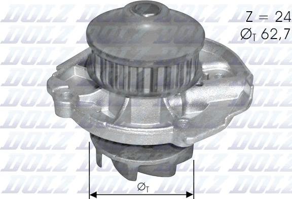 DOLZ S261 - Bomba de agua parts5.com