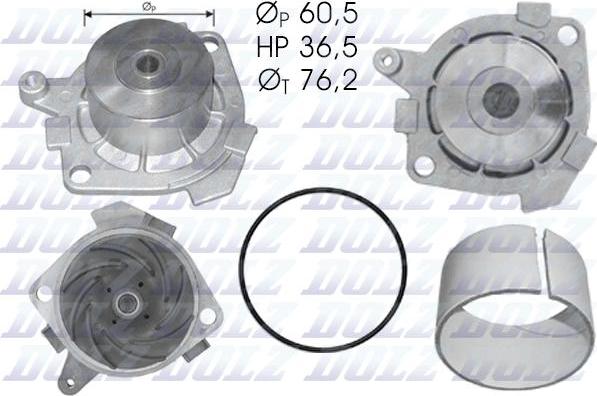 DOLZ S212 - Water Pump www.parts5.com