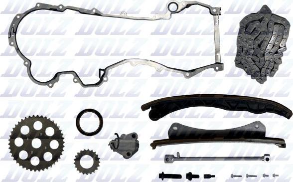 DOLZ SKCA001 - Zestaw łańcucha rozrządu www.parts5.com