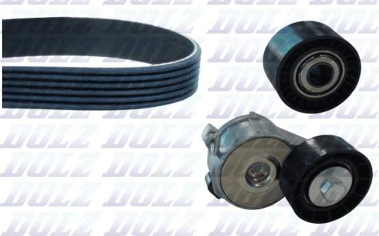 DOLZ SKD198A - Set curea de distributie www.parts5.com