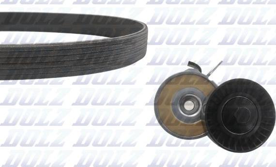 DOLZ SKD224A - Комплект ремня ГРМ www.parts5.com