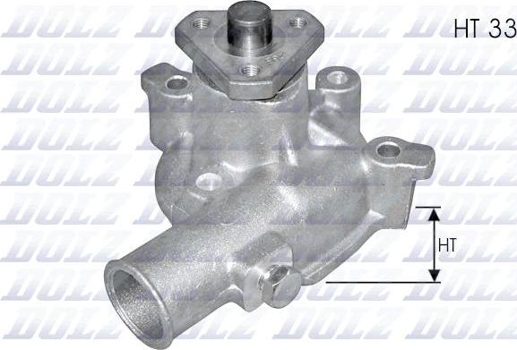 DOLZ T116 - Water Pump www.parts5.com