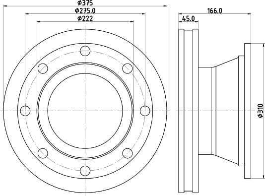 SBP 02-RV022 - Brake Disc www.parts5.com