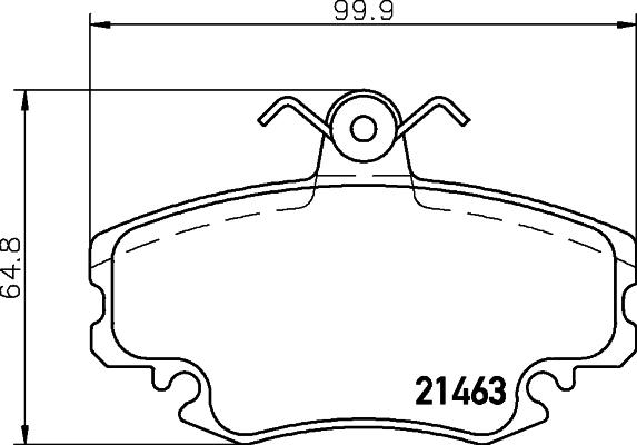 RENAULT 77 11 946 169 - Komplet pločica, disk-kočnica www.parts5.com