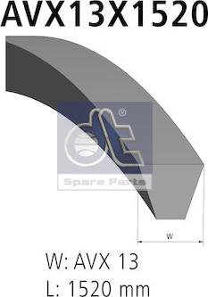 DT Spare Parts 6.31430 - V-Belt Set www.parts5.com