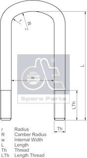 DT Spare Parts 3.66108 - Prizema vzmeti www.parts5.com