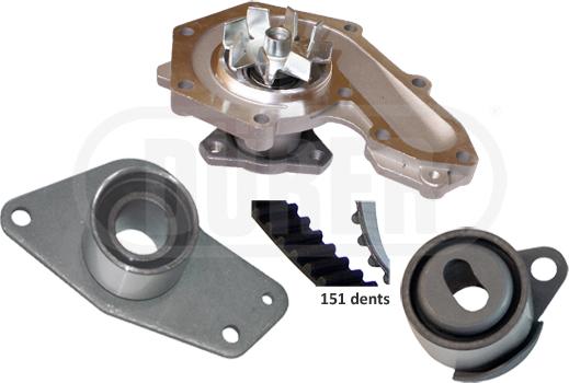 DÜRER PA761050 - Water Pump & Timing Belt Set parts5.com