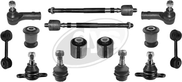 DYS 29-23734 - Set, suspensie roata www.parts5.com