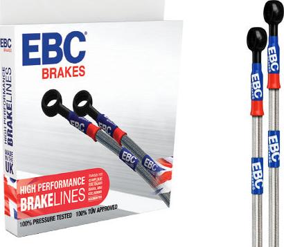 EBC Brakes BLA2142-4L - High Performance Brake Hose Set www.parts5.com