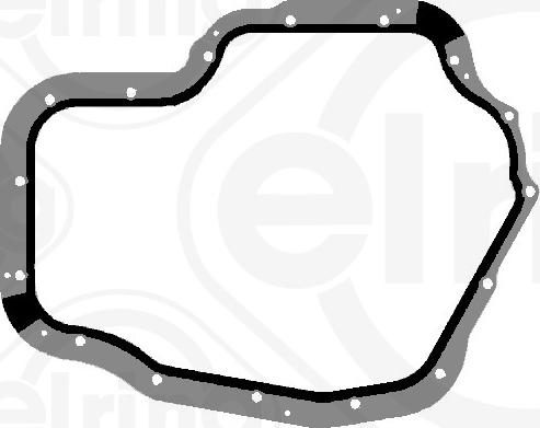 Elring 413.090 - Gasket, oil sump www.parts5.com