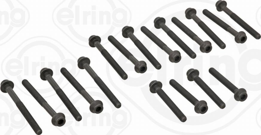 Elring 820.106 - Комплект болтове на капака на клап. (на цилиндровата глава) www.parts5.com