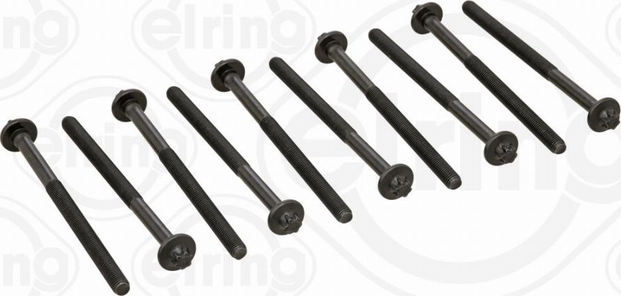 Elring 758.290 - Комплект болтове на капака на клап. (на цилиндровата глава) www.parts5.com