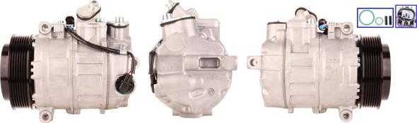 Elstock 51-0556 - Compressor, air conditioning parts5.com