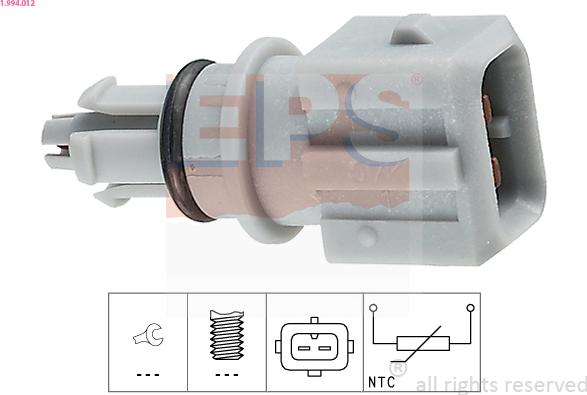 EPS 1.994.012 - Sensor, intake air temperature www.parts5.com