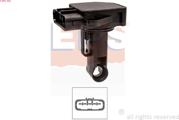 EPS 1.991.335 - Air Mass Sensor www.parts5.com