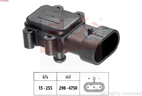 EPS 1.993.064 - Luftdrucksensor, Höhenanpassung www.parts5.com