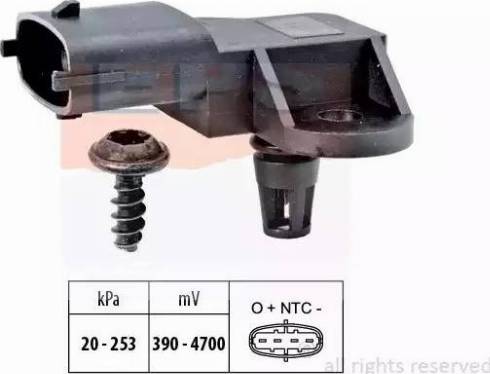 EPS 1.993.176 - Pressure Sensor, brake booster parts5.com