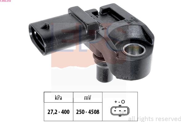 EPS 1.993.210 - Air Pressure Sensor, height adaptation www.parts5.com