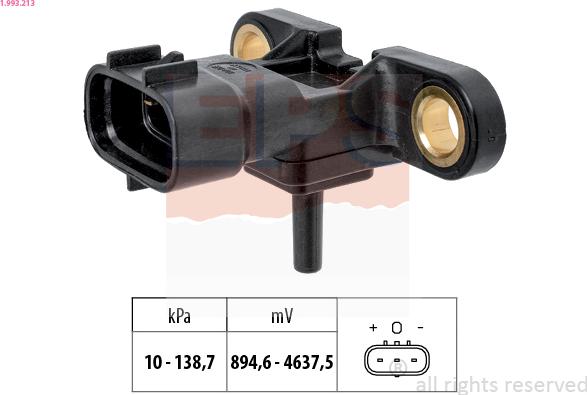 EPS 1.993.213 - Air Pressure Sensor, height adaptation www.parts5.com