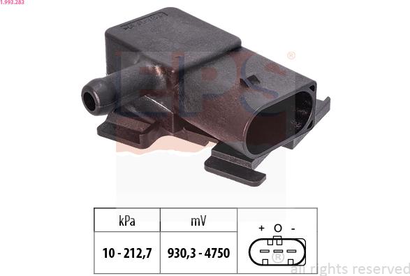 EPS 1.993.283 - Air Pressure Sensor, height adaptation parts5.com