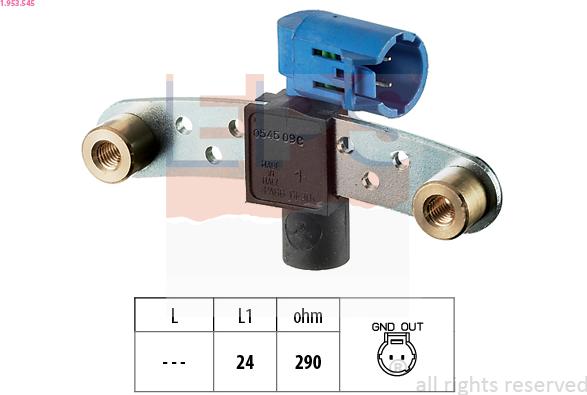 EPS 1.953.545 - Impulsgeber, Kurbelwelle www.parts5.com