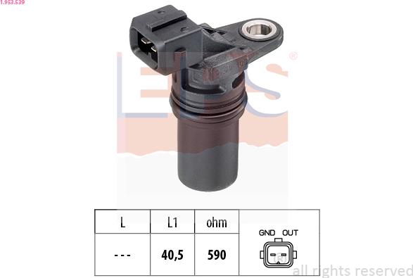 EPS 1.953.539 - Senzor, Stevilo obratov www.parts5.com