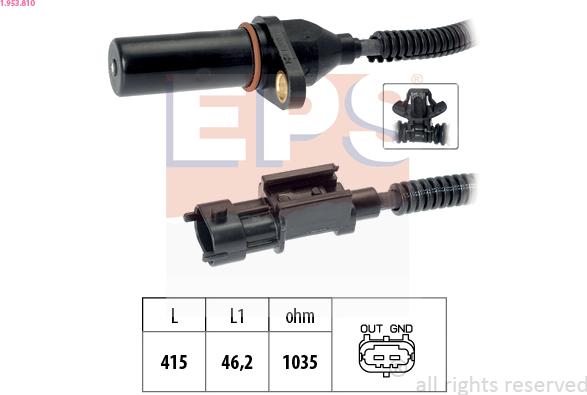 EPS 1.953.810 - Generador de impulsos, cigüeñal www.parts5.com