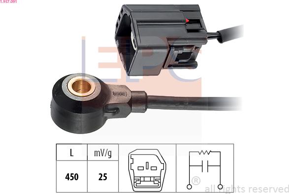 EPS 1.957.091 - Knock Sensor www.parts5.com