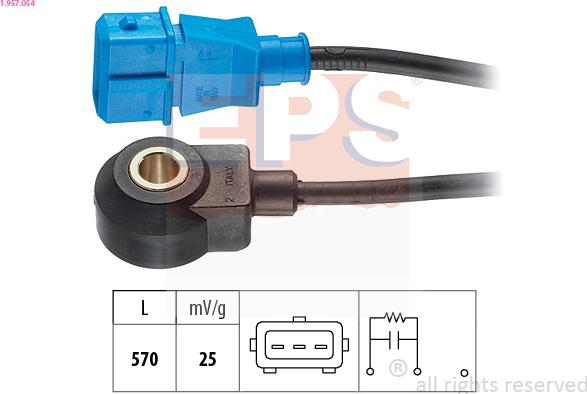 EPS 1.957.054 - Детонационен датчик www.parts5.com