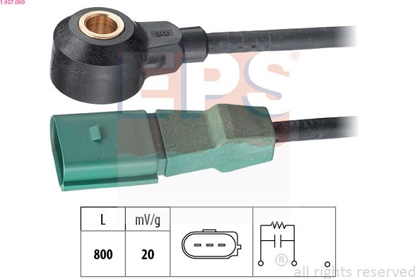 EPS 1.957.060 - Knock Sensor www.parts5.com