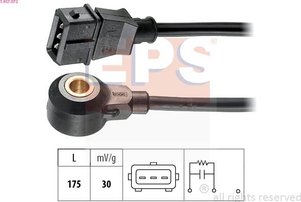 EPS 1.957.072 - Knock Sensor www.parts5.com